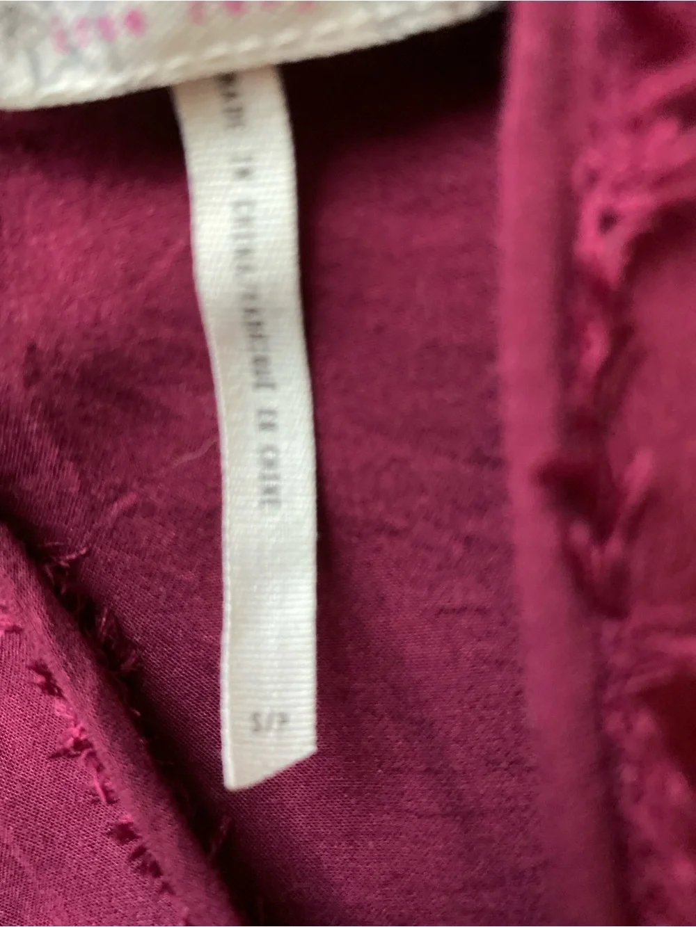 Free People Lace-Hem Sleeveless Tank - Magenta